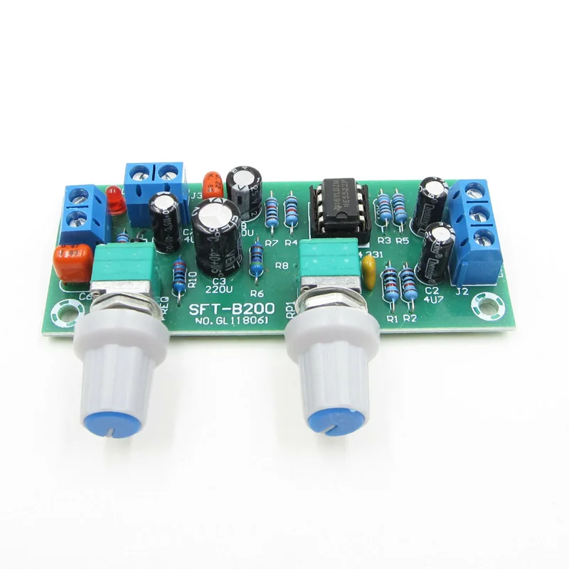 Новинка DC 12V-24V низкочастотный фильтр NE5532 процесс сабвуфера предварительный