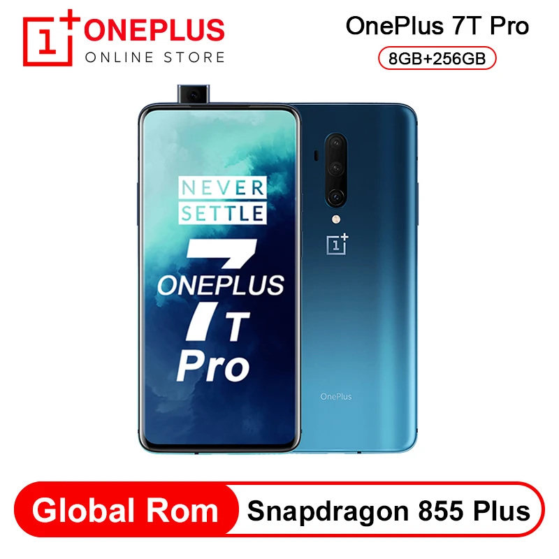 OnePlus 7T Pro смартфон с восьмиядерным процессором Snapdragon 855 Plus ОЗУ 8 Гб ПЗУ 256 ГБ 6 67