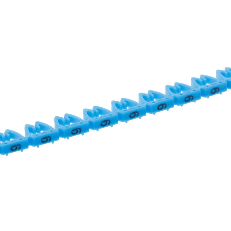 

100Pcs/Set Colorful Numeric Cable Label Mark For RJ45 RJ11 RJ12 Network Cable Retailsale