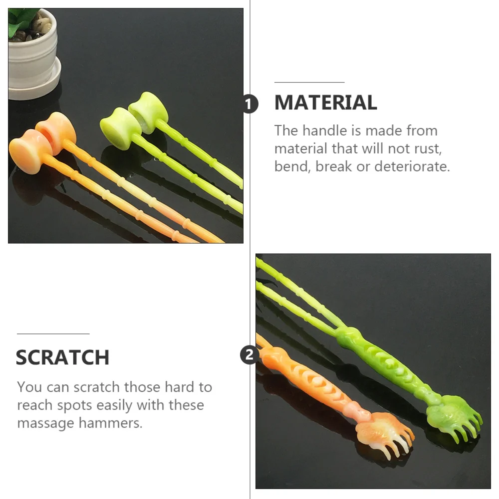

6pcs Double-Sided Hammers Back Massaging Tools Supplies