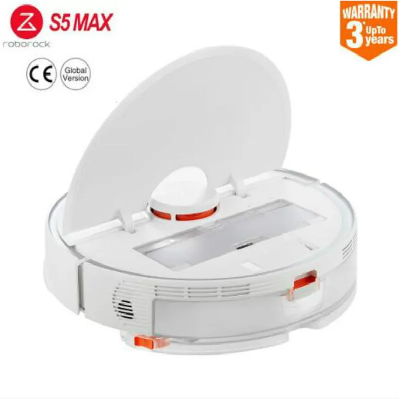 

Xiaomi 2nd Generation S5MAX Robot Vacuum Cleaner Smart Planned Cleaning for Home Office Sweep WIFI APP Duty-free to Brazil