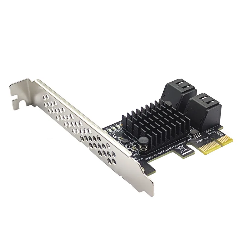 PCIE SATA карта PCI E адаптер Express 1X для SATA3.0 конвертер 4 Порты и разъёмы III 6 г расширения