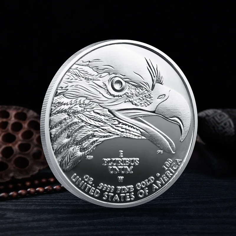Монеты США позолоченные Сувениры и подарки белоголовый орлан домашние украшения