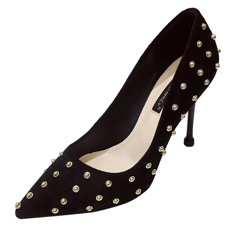 2019 г. Женские туфли-лодочки из флока на высоком каблуке 10 см женские роскошные