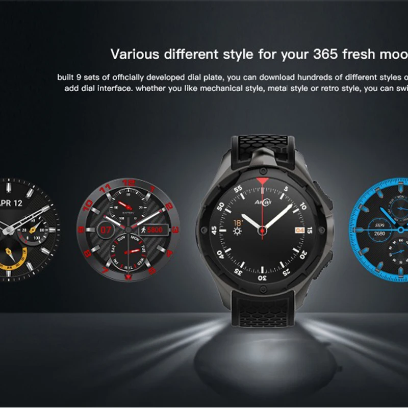 2020 IP 68 водонепроницаемые часы 3g Smartwatch 460mAh Bettery 2G + 16GB Rom 2PM камера для модного