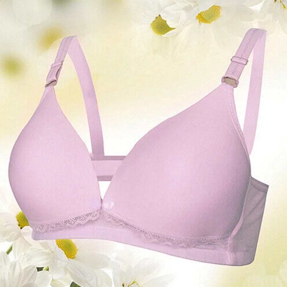 light purple Бюстгальтер для беременных; Одежда для беременных; Бюстгальтер для кормления; бюстгальтер для беременных женщин; бюстгальтер для фитнеса; нижнее Белье для беременных; Бюстгальтер для кормления грудью - Цвет: light purple