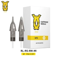 josi 50pcs mixed tattoo needles disposable sterilized safety needle rl rs rm m1 assorted size cartridge tattoo needle