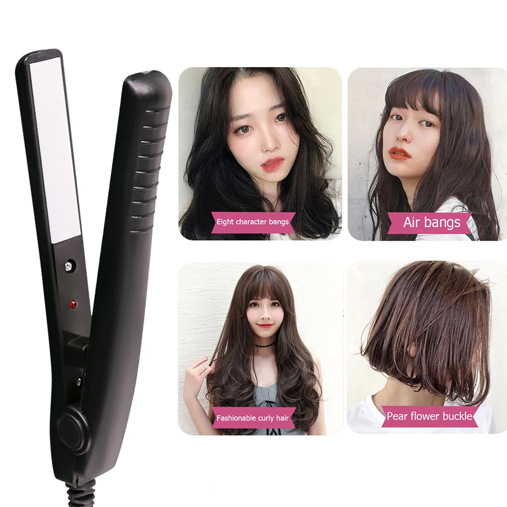 2 в 1 Мини портативный прибор для стайлинга волос щипцы завивки электрическая