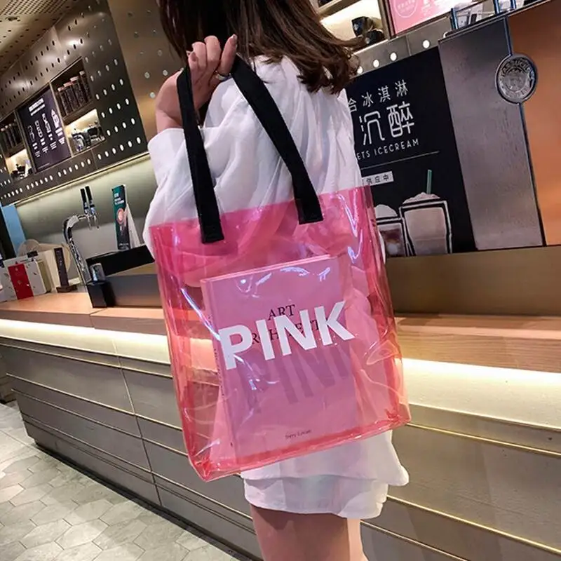 Модная летняя Голограмма лазерная сумка женская большая Вместительная дорожная