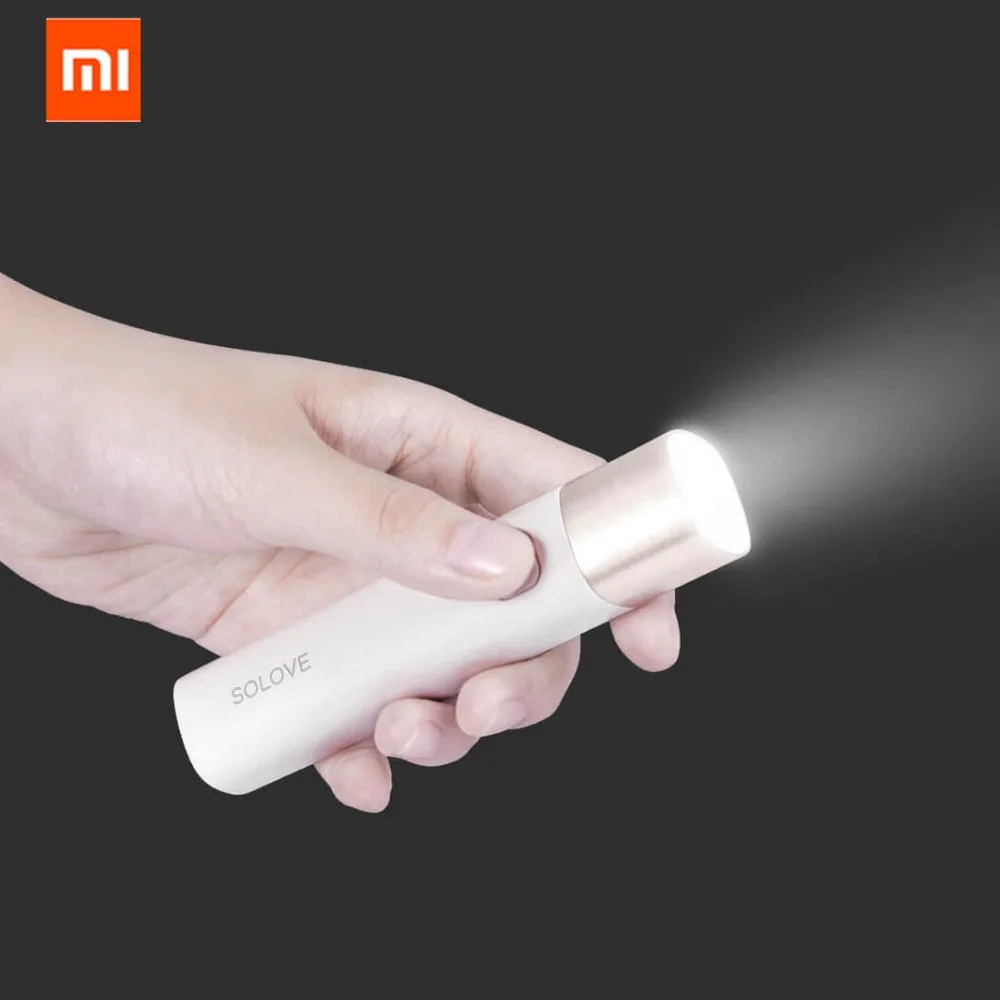 Xiaomi Mijia Solove X3 перезаряжаемый фонарик с яркостью и USB для повседневного