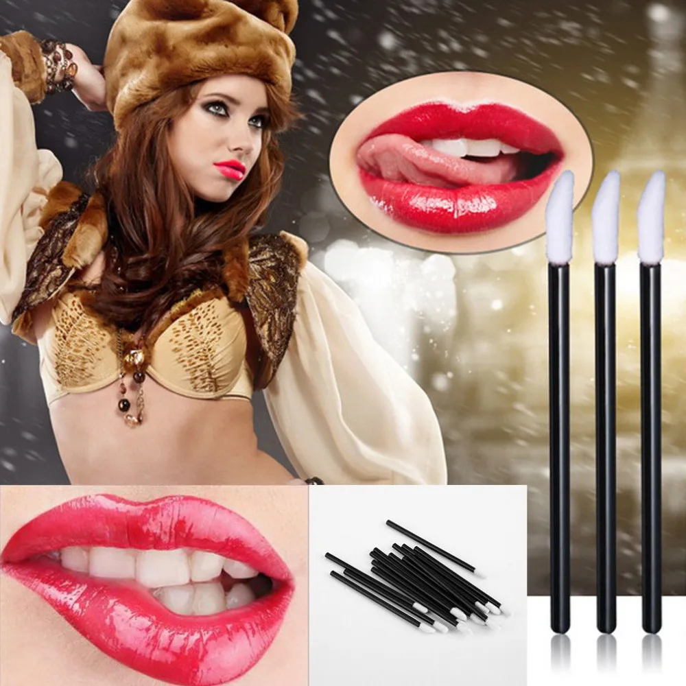 50 шт. одноразовая кисть для губ оптовая продажа палочка-аппликатор блеска