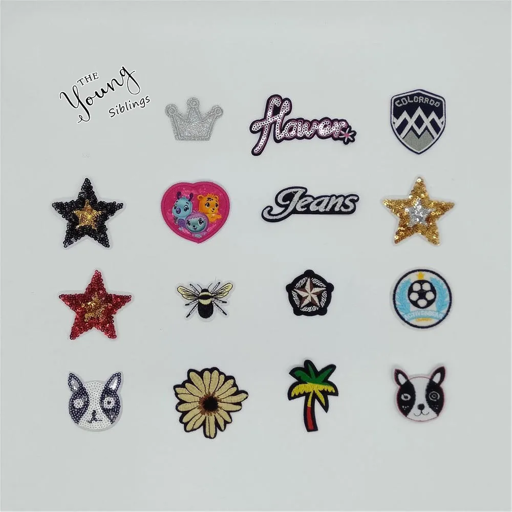 Лидер продаж термоплавкая клейкая нашивка аппликация для вышивки мультяшная