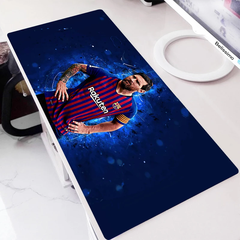 

Football Mausepad Messi Mat Large Gaming Accessories Mouse Pad Gamer Keyboard Mousepad Varmilo LOL Desk Mat Xxl Anime Mouse Mats