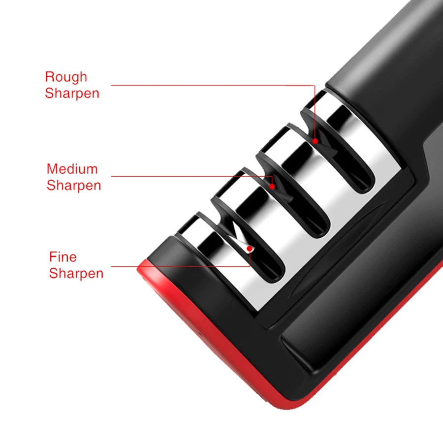 Точилка для ножей 3 этапа Профессиональная кухонная точилка каменная