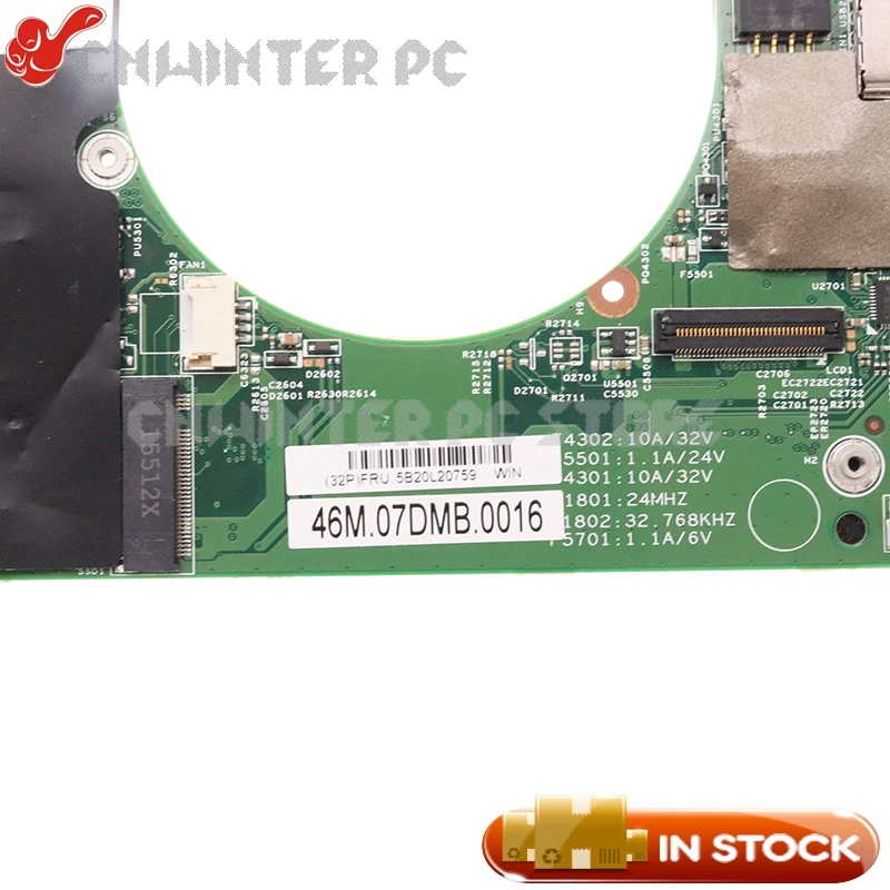 nokotion ls710 mb 15238 1 448 07d05 0011 5b20l20759 for lenovo ideapad 710s 13isk laptop motherboard sr2ez i7 6500u 8gb ram free global shipping