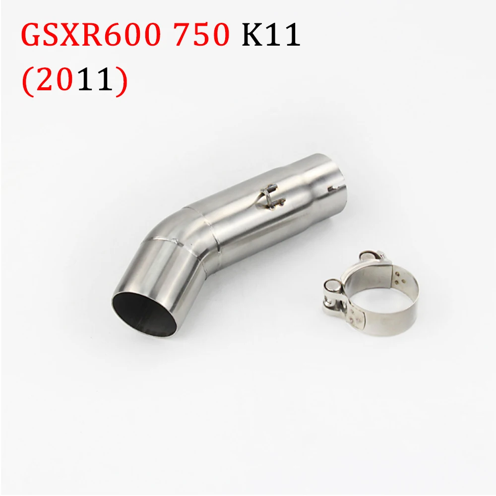 Для SUZUKI GSXR600 GSXR750 GSXR1000 мотоцикл Выхлопная труба средней длины GSXR 600 750 2006-2011 K5 k6 k8 K9