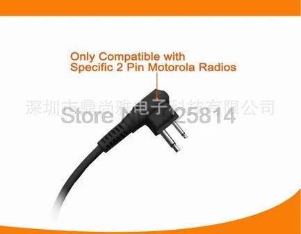 Dhl ИЛИ ems 200 шт. акустические воздушные трубки наушники гарнитура для Motorola Walkie Talkie