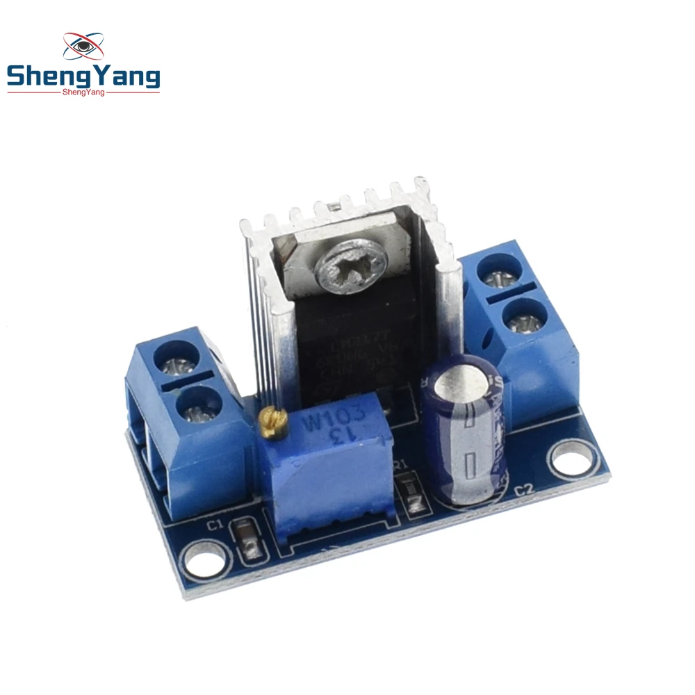LM317 DC-DC понижающий преобразователь модуль линейной платы LM317 регулируемый регулятор напряжения источник питания