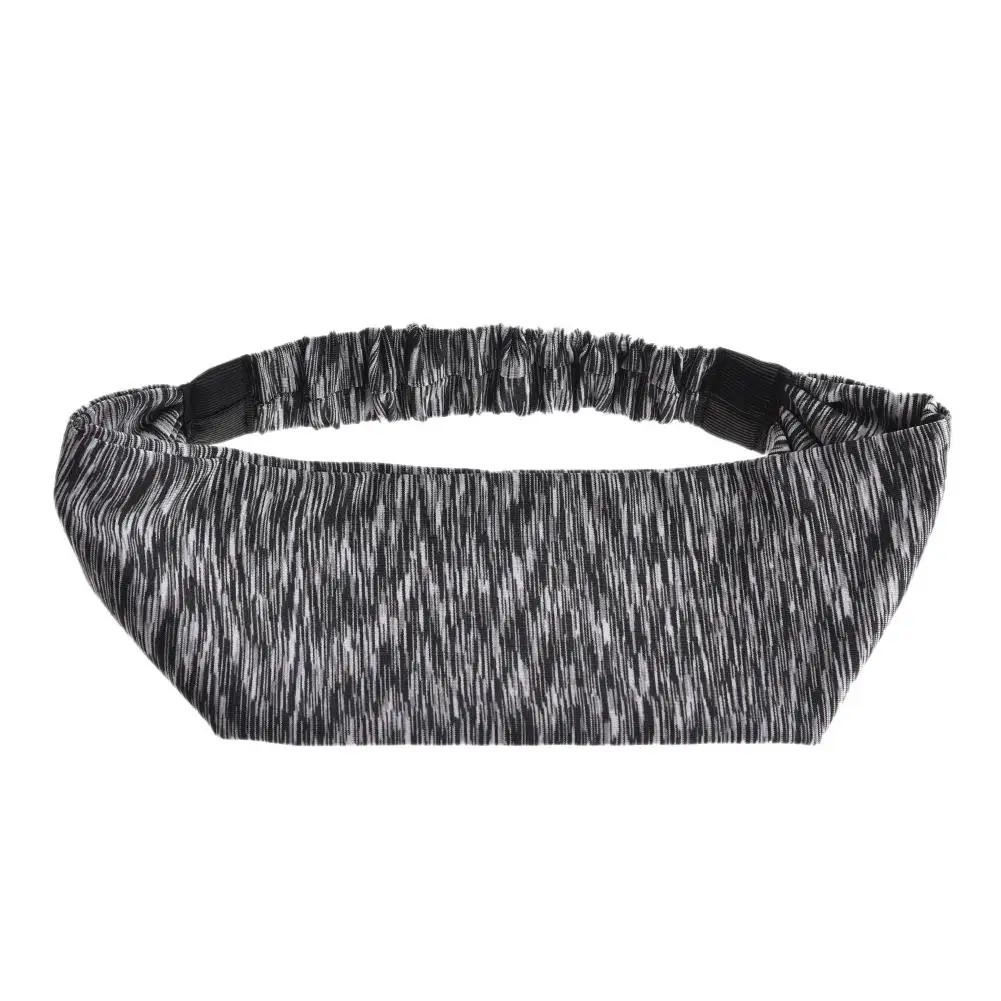 Sweatbands Headbands Yoga Basketball Running Football Tennis Sports Multi-function Athletic Breathable Fitness Women and Men - Цвет: Черный
