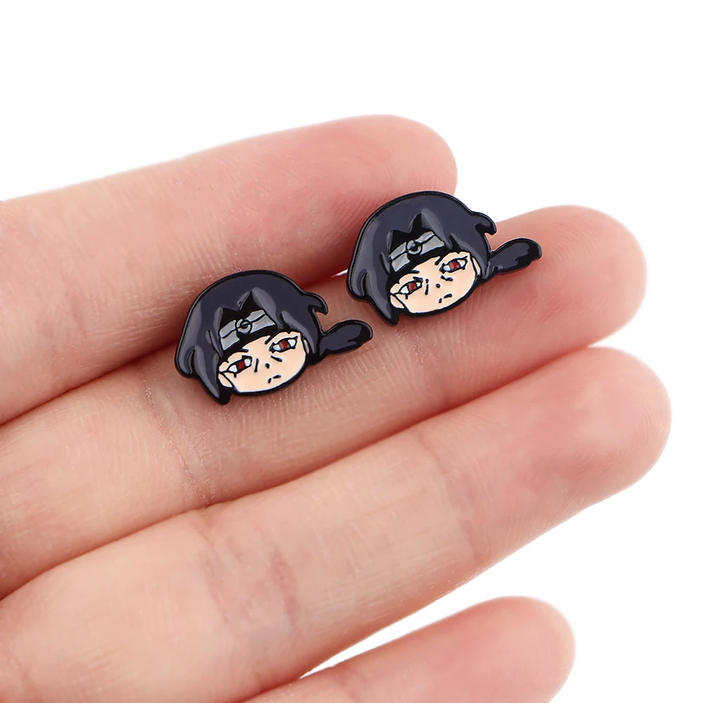 

K2728 Kawaii Anime Stainless Steel Cute Ear Stud Earrings for Women Enamel Jewelry Kids Gifts Girls