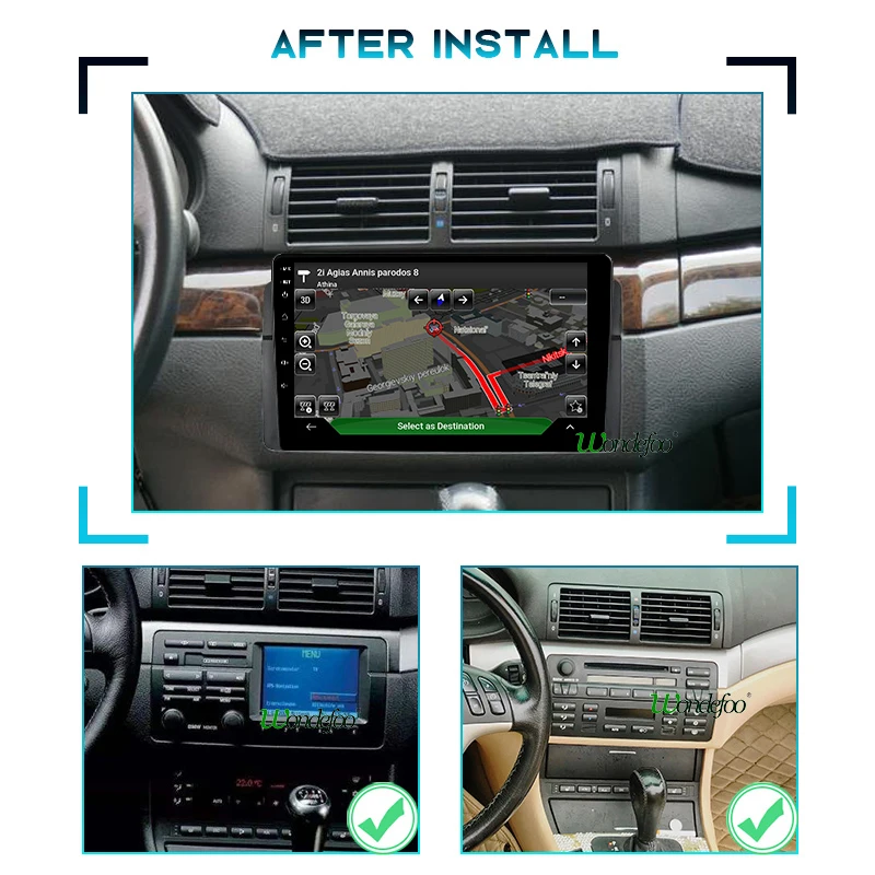 магнитола 2 din андроид Android 10 автомагнитола радио PX6 для BMW E46 M3 318/320/325/330 Rover 75