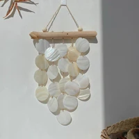 korean natural shell wind chime simple wall decoration handicraft wind chime and hanging decoration mural of coffee shop handmad