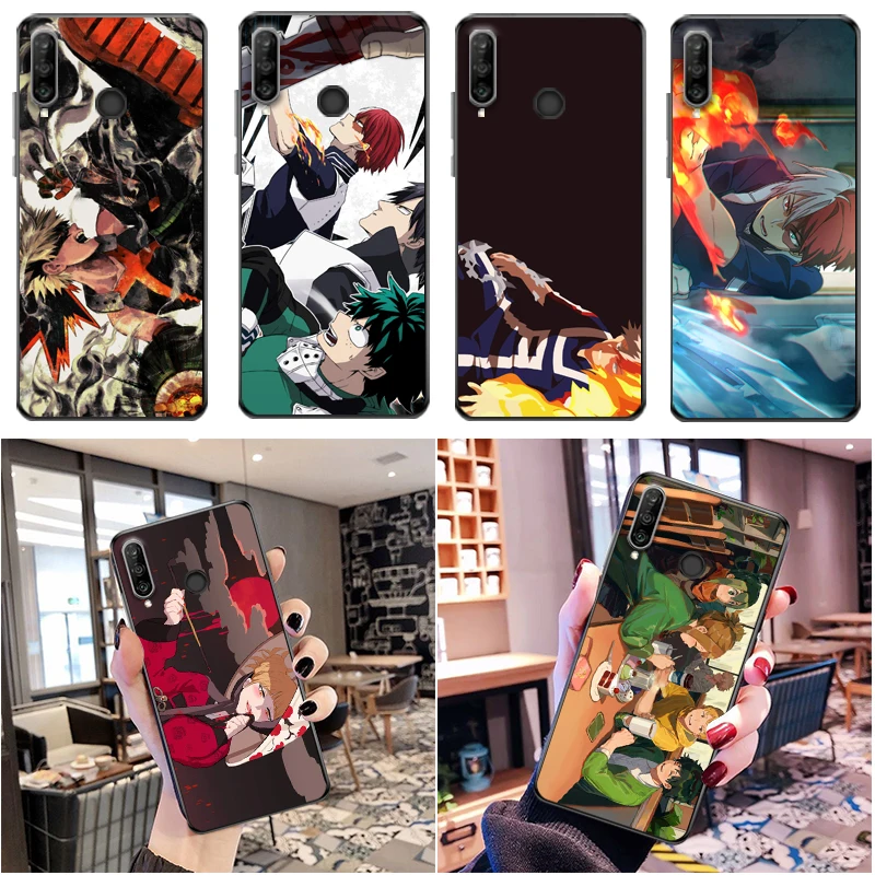 

My Hero Academia Bakugou Katsuki Tomura Boku Todoroki Shouto Dabi Shigaraki Phone Case For Huawei P30 Lite Pro Back Cover Coque