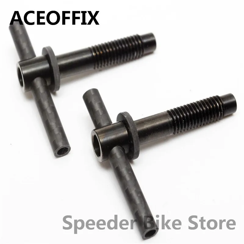 Aceoffix 3 цвета 17 г(1 пара) для Brompton Bike Ti Углеродные шарнирные рычаги BMX велосипедная Рама Quick Release