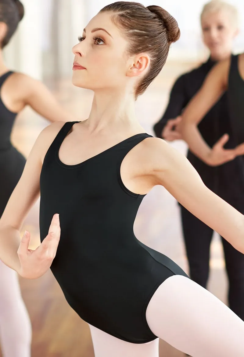 

Girls Lycra Spandex Performance Wear Costumes Ballet Dance Tank Gymnastics stretchy matte fabric Leotard