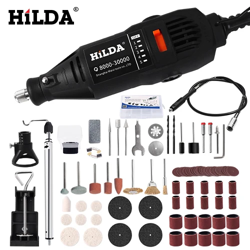 Небольшая электродрель HILDA электрическая дрель Dremel шлифовальные станки гравер Ручка измельчитель электрический мини-дрель Электрический Роторный инструмент шлифовальный станок Dremel аксессуары - Цвет: NO3 JQ-004