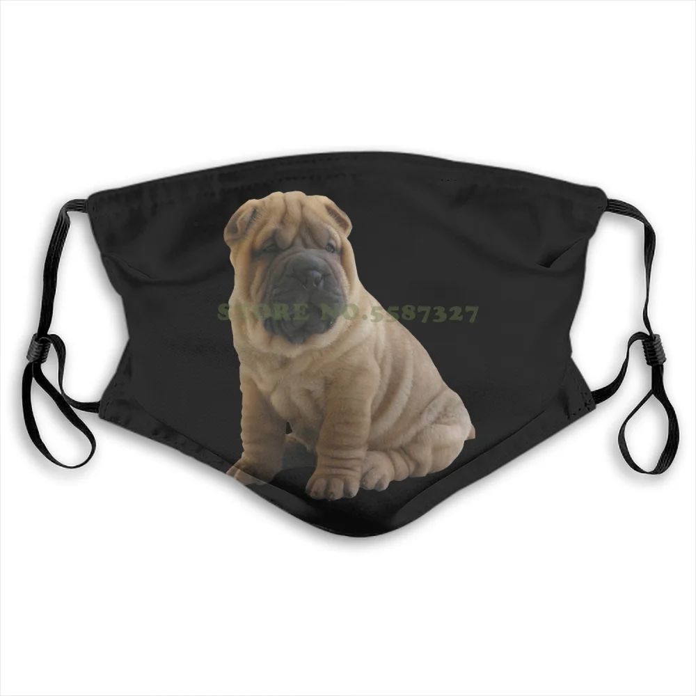 

Маски для лица Shar Pei с милыми Собаками Для мужчин и женщин