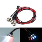 4 шт.лот RC модель Drift Car LED Night 5 мм и 3 мм фары светодиодные фары для RC Car RC запчасти