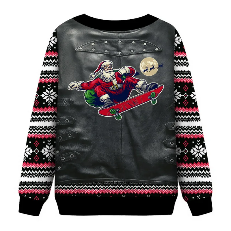 Mens causal o neck Christmas sweater fashion deer print Autumn Winter Pullover Knitted Jumper sweaters Slim Men Clothes