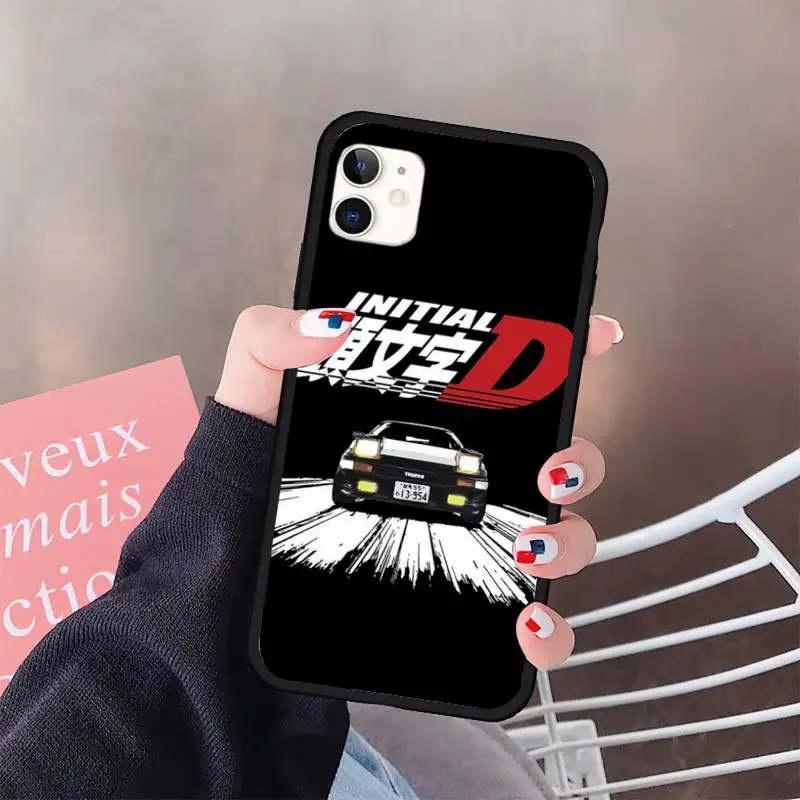 

Cartoon car Initial D AE86 Phone Case for iPhone 11 12 pro XS MAX 8 7 6 6S Plus X 5S SE 2020 XR mini