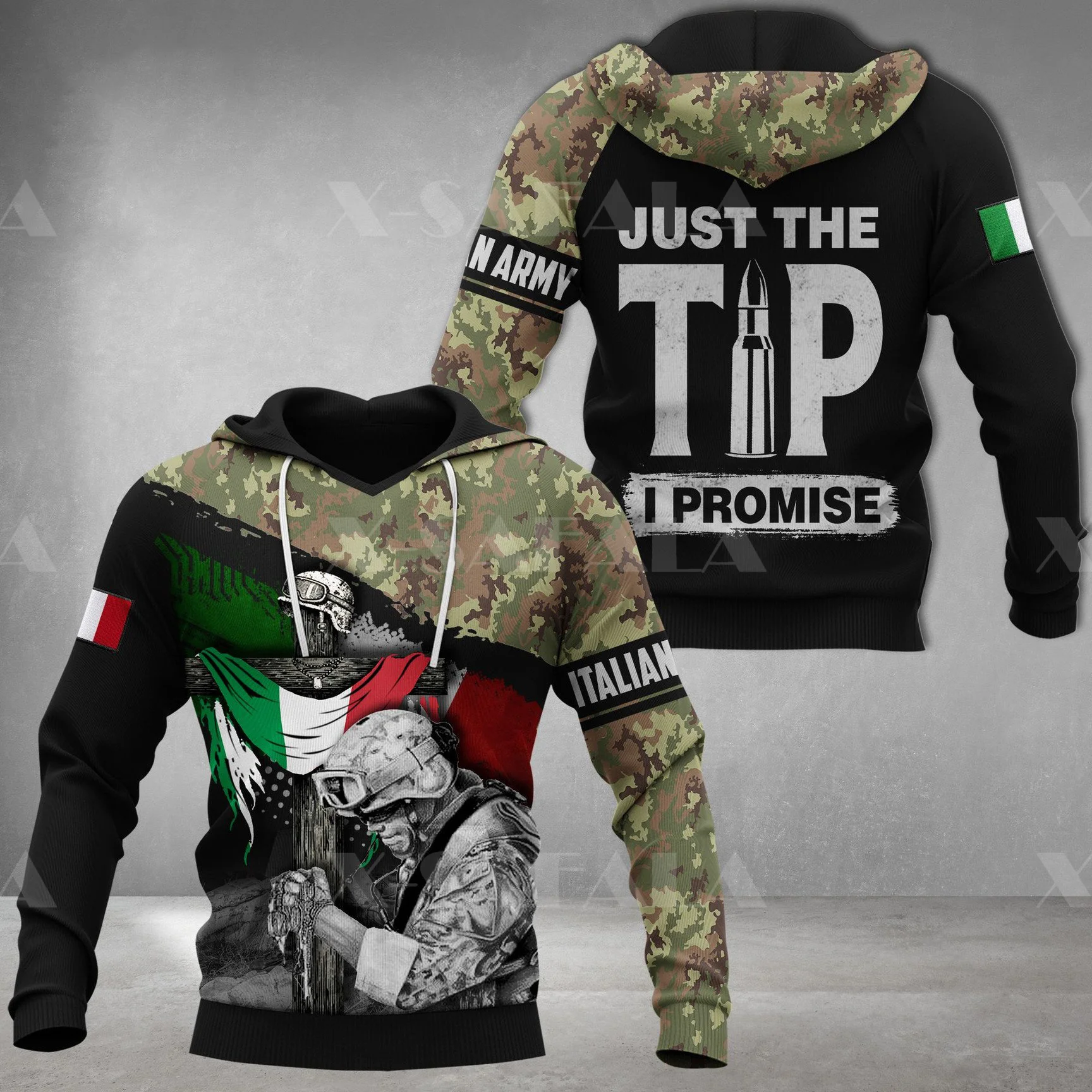 

Толстовка с 3D-принтом войск-армейский Ветеран, весна-осень, мужская и женская верхняя одежда в стиле Харадзюку, пуловер с капюшоном, спортив...