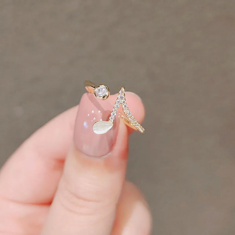 Легкие экстравагантные Регулируемые кольца с имитацией кошачий глаз для женщин