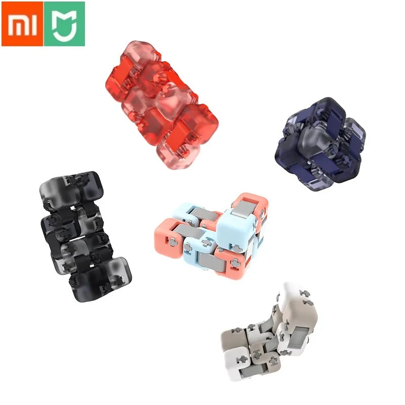 Оригинальный Цветной Кубик Xiaomi Spinner Finger Brick строительные блоки безопасный