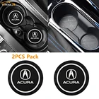 Автомобильный чехол для стакана с водой автомобиль подставка, 2 шт., Противоскользящий коврик из силикагеля, устойчивый к царапинам, аксессуары для украшения автомобиля ACURA