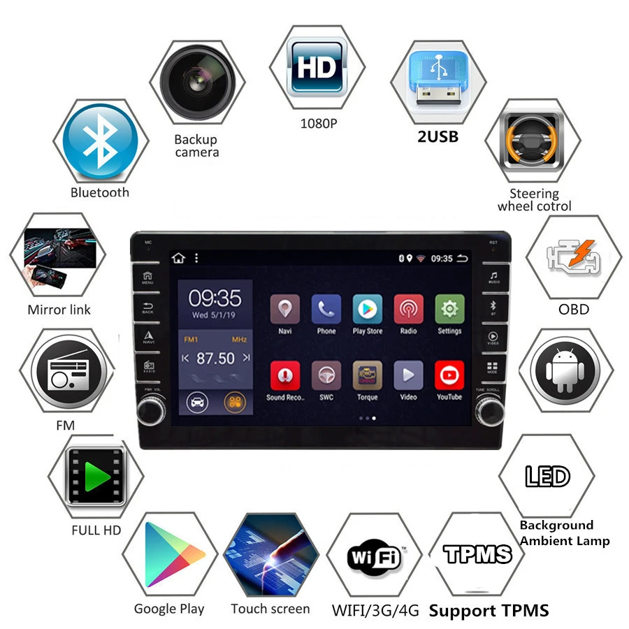 Автомобильный мультимедийный плеер 9 дюймов Android 0 кнопка для Mitsubishi Pajero Sport 2013-2018 GPS