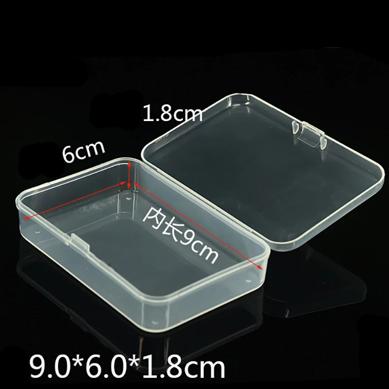 Прозрачная коробка для хранения кредитных карт банковских удостоверения