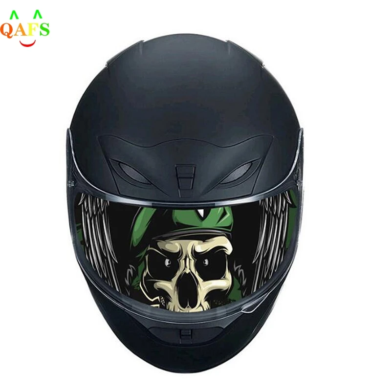 Наклейка на объектив Afneembare Racing Helm декоративная наклейка для мотоцикла Vizier Koele