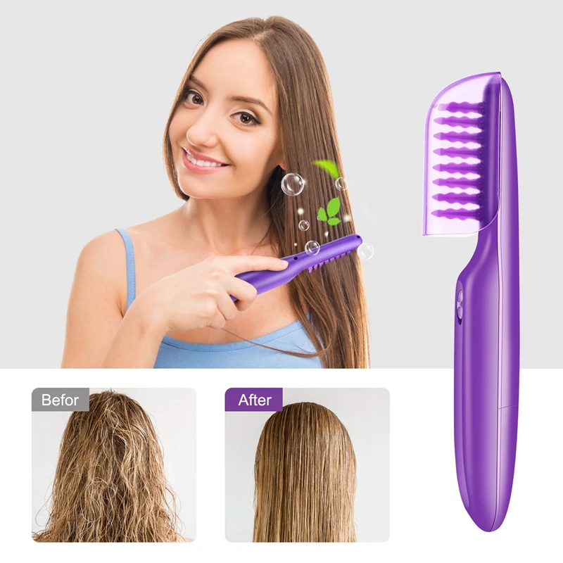 

DT7432 Wet or Dry Tame the Mane Electric Detangling Brush with Brush Cover, Adults & Kids,
