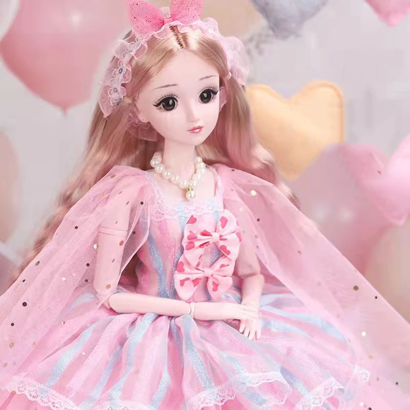 Шарнирная кукла 60 см 1/3 подвижные шарнирные куклы с аксессуарами для одежды