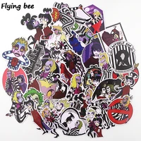 flyingbee 38 pcs funny waterproof car sticker fashion pvc scrapbooking stickers for diy luggage laptop notebook sticker x0354