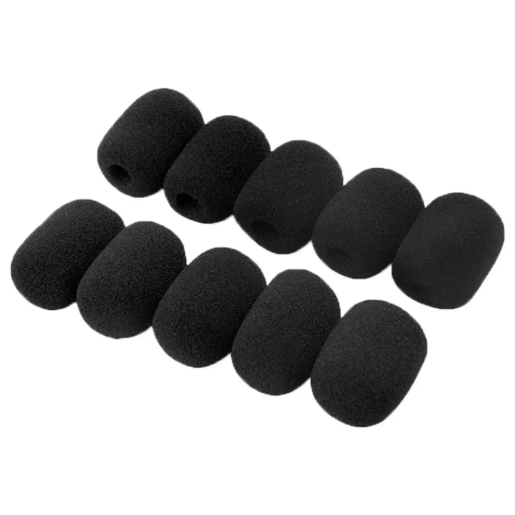 

10 Pcs Foam Microphone Head Cover Mini Size Muti-Function Sponge Covers Microphones Windscreen Accessories