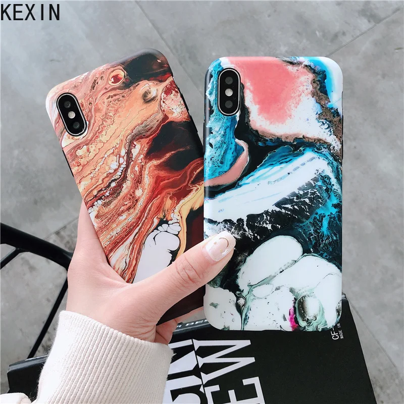 Kexin для Huawei P30 Mate 20 Mate10 P20 Pro Чехол мраморный дизайн чехол Honor 10 v20 Nova 4/3i мягкий