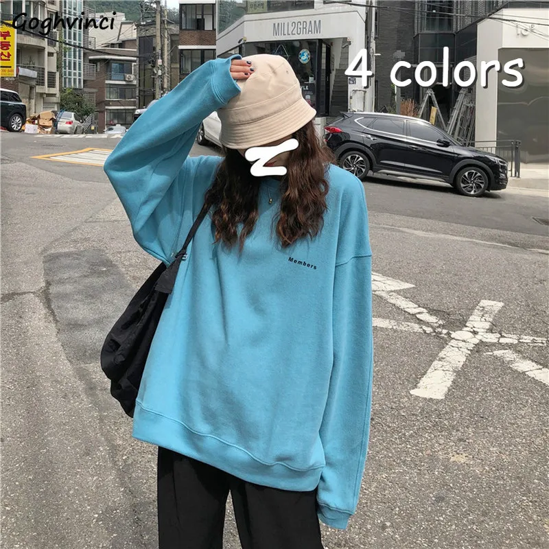 

Женские толстовки с буквенным принтом, шикарная свободная уличная одежда BF, шикарная модная универсальная Подростковая стильная толстовка...