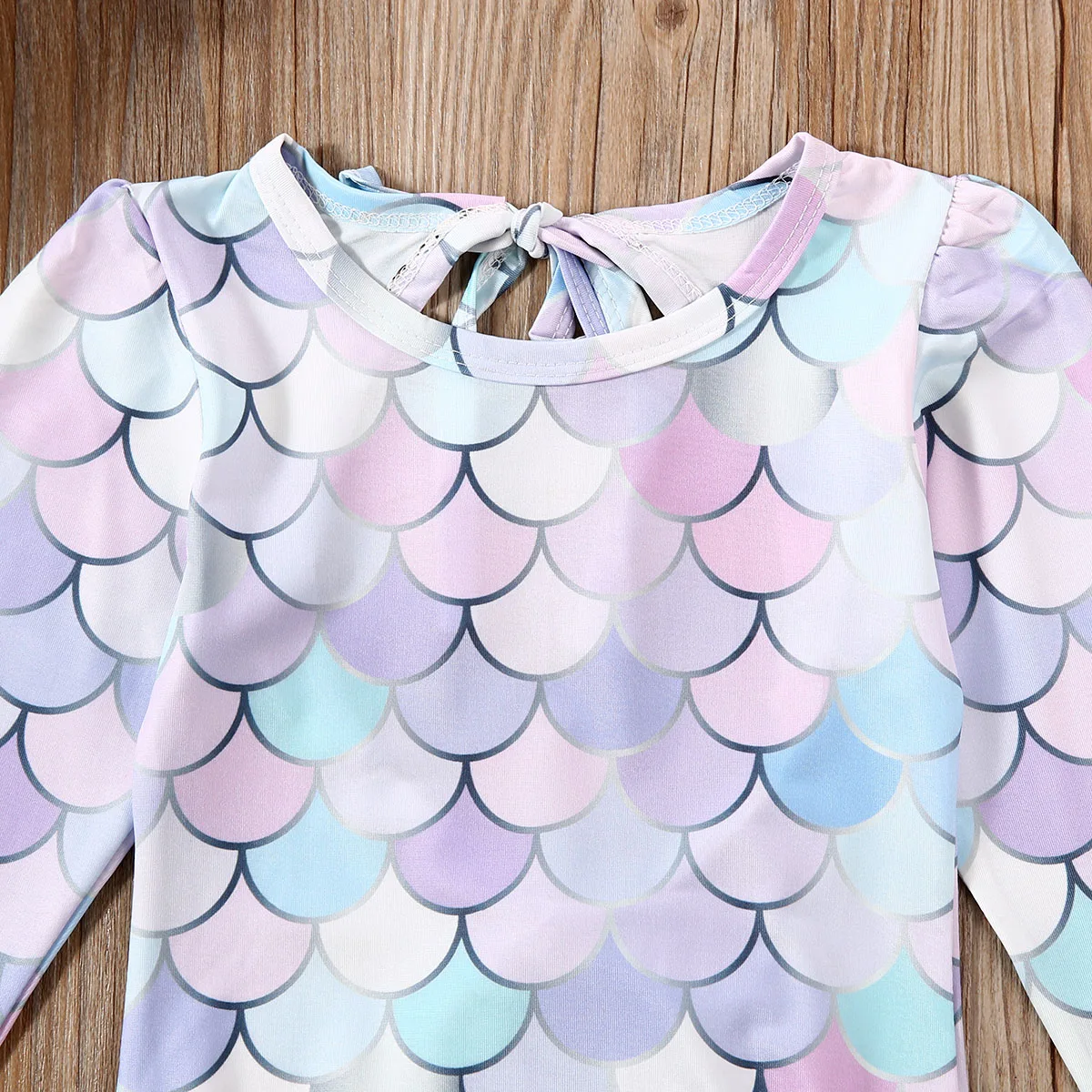 Женский сплошной купальник-Русалка для маленьких девочек бикини младенцев