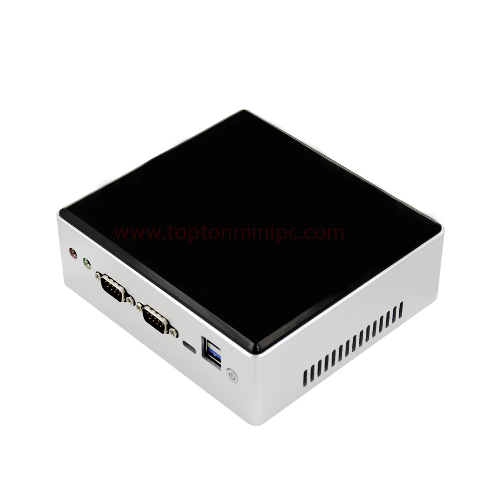 Palmsize Мини ПК Intel Core i5 8250U i7 8550U Windows 10 Pro 2* COM RS232 2* Lan с медным вентилятором WiFi HDMI VGA DP USB-C