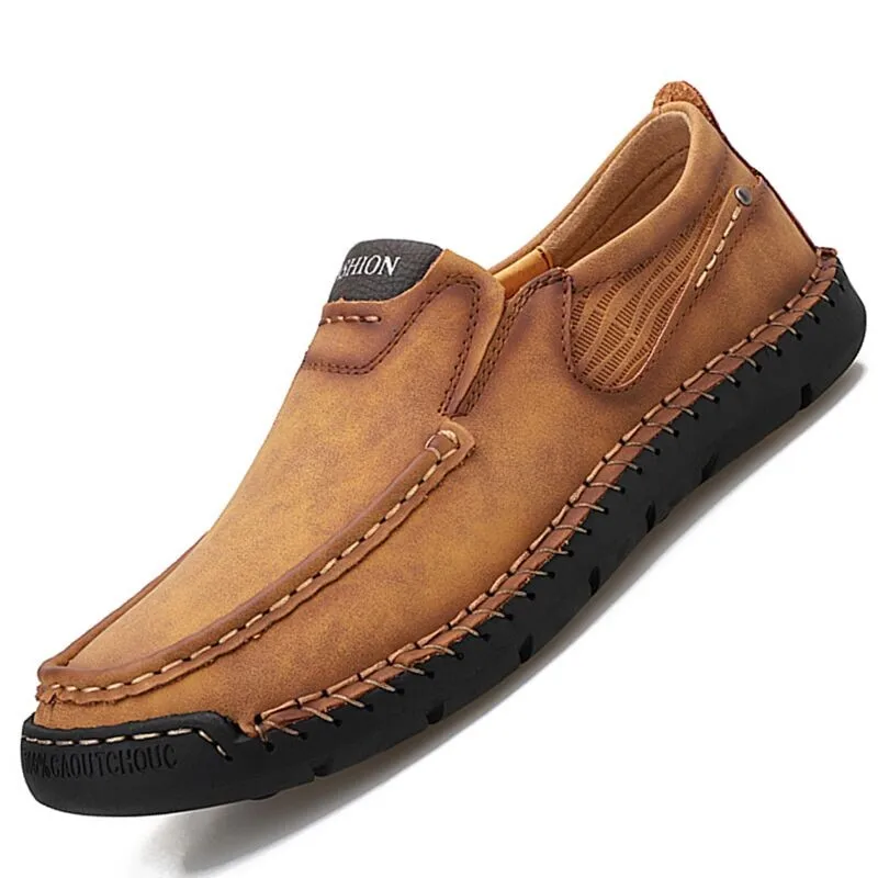 

Мужские повседневные туфли, Мокасины, дышащие слипоны, обувь для вождения, новые Лоферы ручной работы для отдыха, повседневная мужская обув...